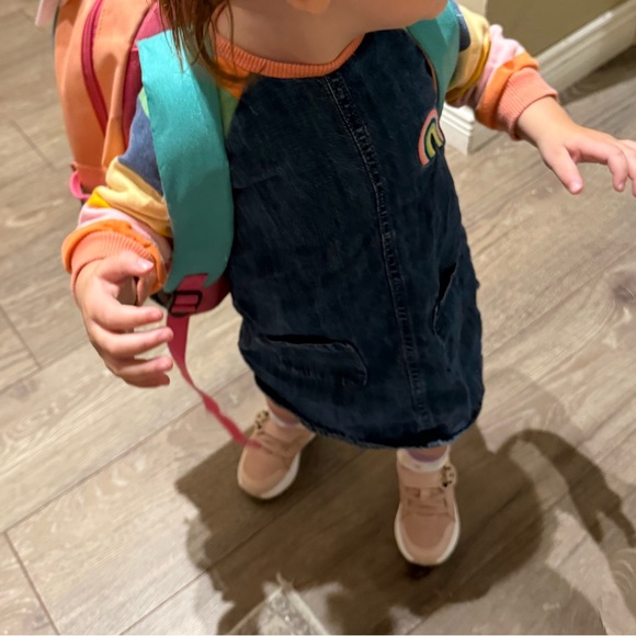 Raglan Denim Dress from NEXT sz 9-12 months EUC - Picture 6 of 7